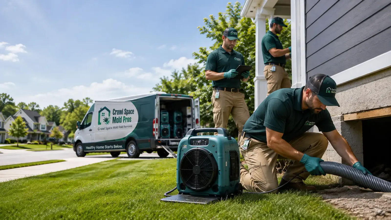 Crawl Space Mold Removal in Monterey Park, CA